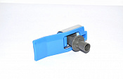 Краник для кулера, синий AEL 750, 850a, Vatten FV705 (внешн.резьба, нажим "чашкой", цвет серебро)