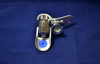 Краник для кулера, синий Ecotronic G5, G31/HotFrost V208, хром