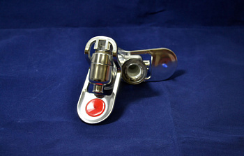 Краник для кулера, красный Ecotronic G5, G31/HotFrost V208, хром